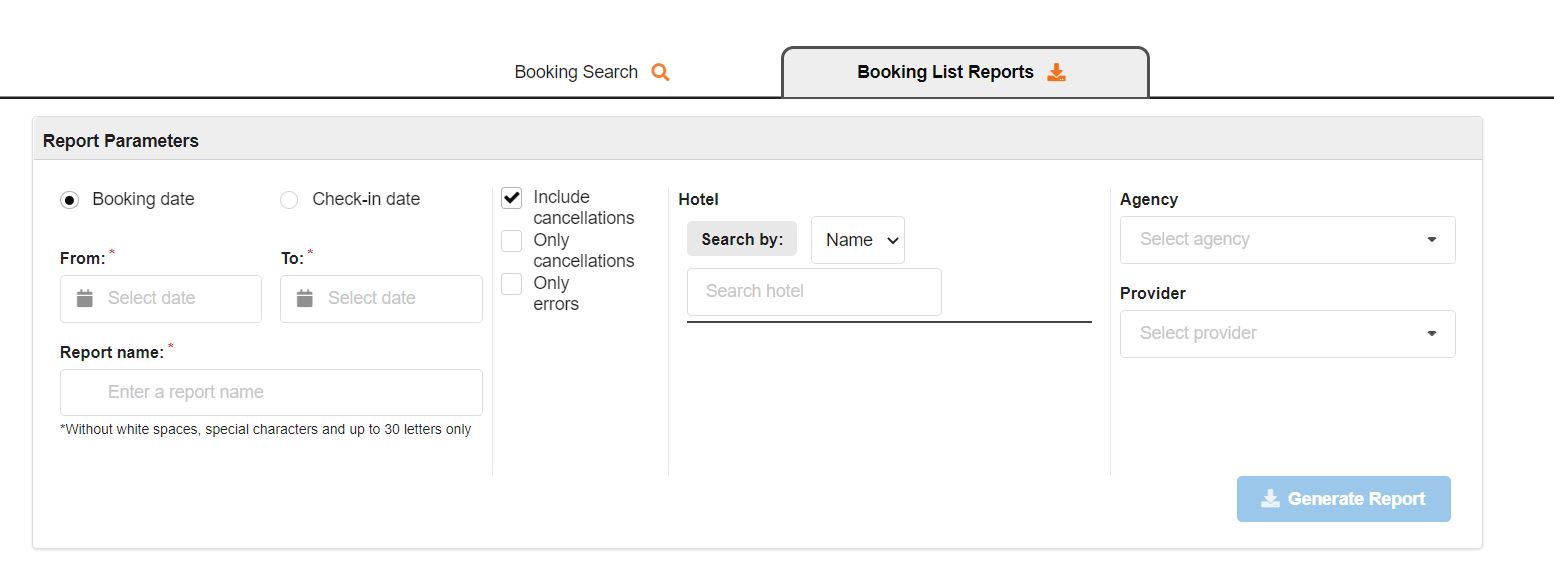 Distribution Bookings