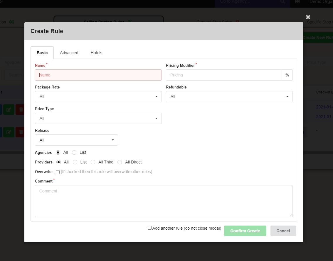 Distribution Selling Pricing Rules